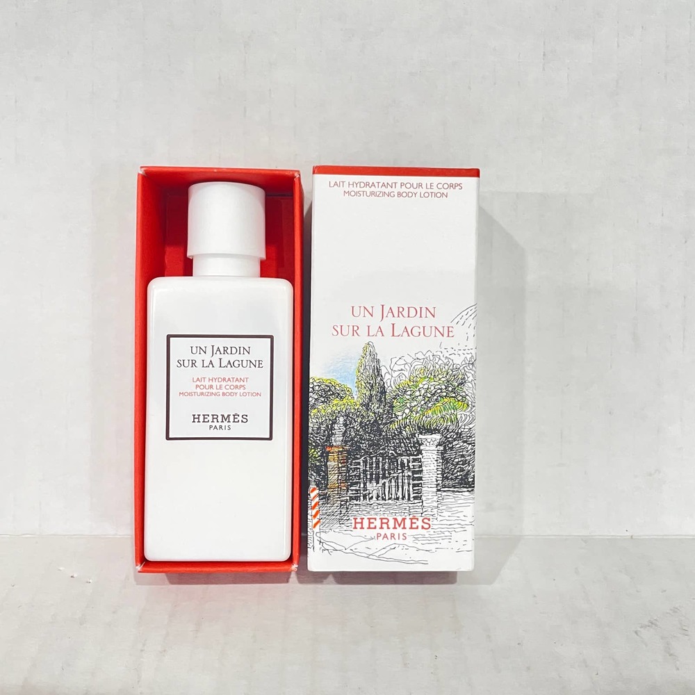Hermes paris Un JardinSur La Lagune Body lotion 1.35 fl oz New